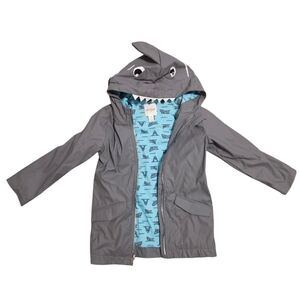 Cat & Jack Gray Shark Hooded Jacket